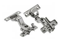 ПЕТЛЯ МИНИ ВКЛАДНАЯ GTV  Ø26 С ОТВЕТНОЙ ПЛАНКОЙ H=0 С ЕВРОШУРУПОМ