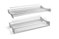 Сушка для посуды GTV BASIC 3, 2-уровневая, шкаф 400, для плит 16- 18 мм, поддон 2x, хром