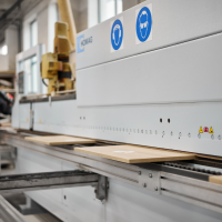 Раскрой деталей для фасадов (распил и выкладка по структуре)