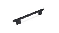 Мебельная ручка ROCK, чёрный матовый, межцентровое расстояние 160 мм