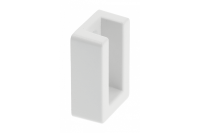 Крепление для прямоугольной штанги открытое ELITE, белый