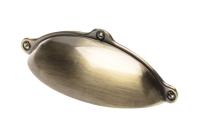 Ручка мебельная MARSALA C=64 мм, брашированная латунь