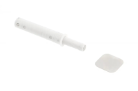 GTV SALTO Выталкиватель для двери NOVA, короткий встраиваемый, с магнитом, белый, шт