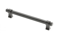 Ручка мебельная IMPERIAL C=160 мм, чёрный матовый