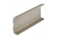 Профиль горизонтальный "VELLO" c подсветкой, тип С, длинна 3 м.пог., цвет инокс