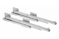Комплект направляющиx скрытого монтажа с доводчиком для карго, BASIC PLUS, 150, 200, прав + прав