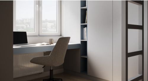 МДФ PerfectSense SMART Серо-синий корунд R017 MS/ST7