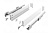AXISPRO Комплект ящика h-86мм L-550мм, белый