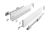 GTV AXIS PRO КОМПЛЕКТ ЯЩИКА H-120ММ L-550ММ, ПАНЕЛЬ 18ММ, ЦВЕТ БЕЛЫЙ , Компл