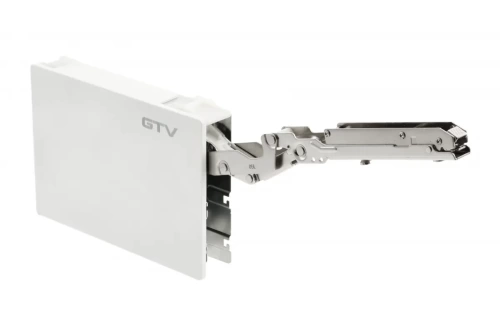 Подъемник GTV HORIZON, Push To Open, открытие от нажатия, для фасадов 250-450 мм, LIGHT, комплект, белый