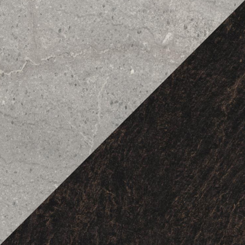 Скинали DESIGN by EGGER Мрамор Кандела cветло-серый F243 / Сланец Чуприя F237 