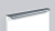 Мебельная ручка MONTE, серый, межцентровое расстояние 224 мм