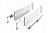 AXISPRO Комплект ящика h-168мм L-550мм, белый