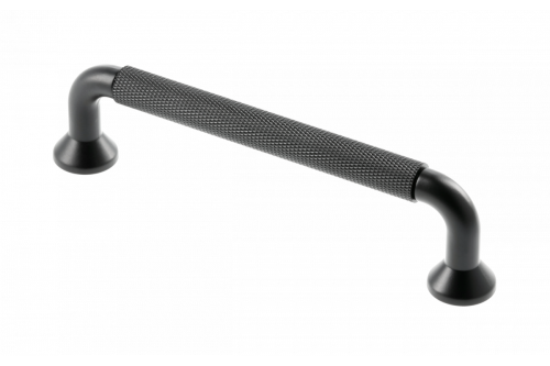 GTV РУЧКА МЕБЕЛЬНАЯ STRUCTURE C=192MM, ЦВЕТ ЧЁРНЫЙ МАТОВЫЙ, шт