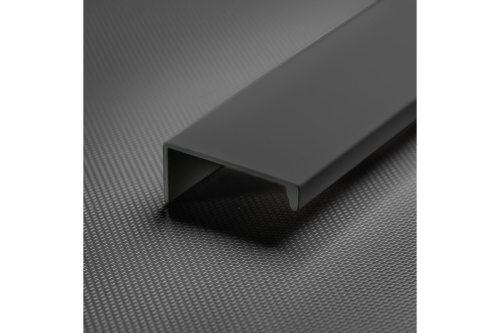 Ручка алюминивая HEXI C=96мм L=150 мм, чёрный матовый
